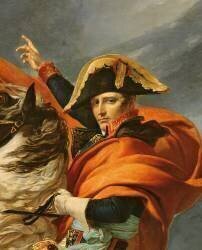Détail de Napoléon traversant les Alpes le 20 mai 1800 (Jacques-Louis David) - Muzeo.com