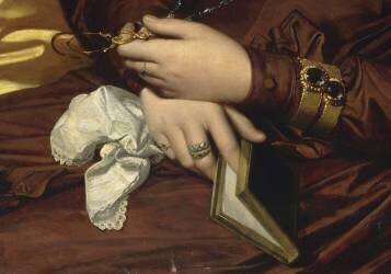 Détail du Portrait de madame Marcotte de Sainte Marie (Jean-Auguste-Dominique Ingres) - Muzeo.com