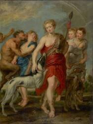Diana et ses nymphes à la chasse (Pierre Paul Rubens) - Muzeo.com