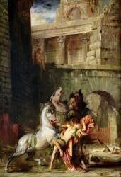 Diomedes Being Eaten by his Horses (Gustave Moreau) - Muzeo.com