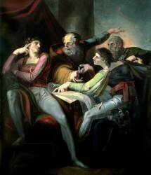 Dispute between Hotspur, Glendower, Mortimer and Worcester (Johann Heinrich Füssli) - Muzeo.com