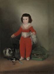 Don Manuel Osorio Manrique de Zuniga, enfant (Francisco de Goya) - Muzeo.com