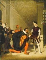 Don Pedro de Tolède baisant l'épée d'Henri IV (Jean-Auguste-Dominique Ingres) - Muzeo.com
