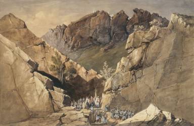 Episode de la conquête de l'Algérie, 1839 (Adrien Dauzats) - Muzeo.com