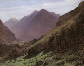 Étude de la montagne (Alexandre Calame) - Muzeo.com