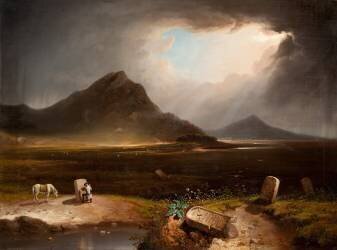 Paysage extensif avec tailleur de pierre (Daniel M. Mackenzie) - Muzeo.com