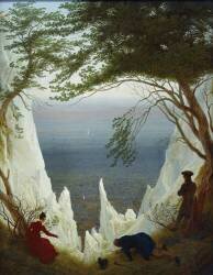 Falaises de craie de Rügen (Caspar David Friedrich) - Muzeo.com