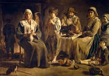 Famille de paysans dans un intérieur (Louis Le Nain) - Muzeo.com