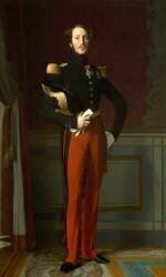 Ferdinand Philippe, duc d'Orléans (1810-1842), représenté en uniforme de général de division (Jean-Auguste-Dominique Ingres) - Muzeo.com