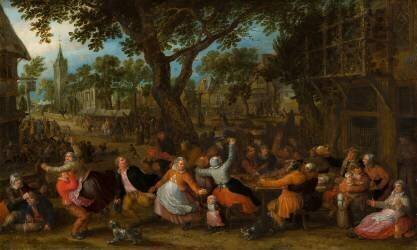 Foire de la campagne (David Vinckboons) - Muzeo.com