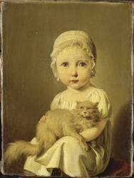 Gabrielle Arnault enfant (Louis-Léopold Boilly) - Muzeo.com