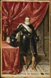 Henri IV, roi de France (1553-1610) en armure (Frans Pourbus le Jeune) - Muzeo.com