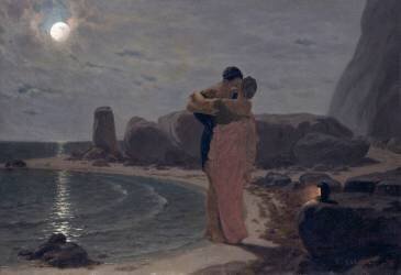 Hero et Leandre (esquisse) (Louis-Marie Baader) - Muzeo.com