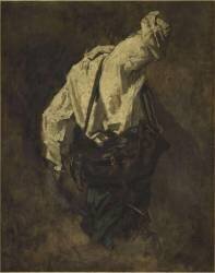 Homme vu de dos : personnage du serrurier (Thomas Couture) - Muzeo.com