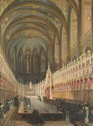 Intérieur de la cathédrale d'Albi (Adrien Dauzats) - Muzeo.com