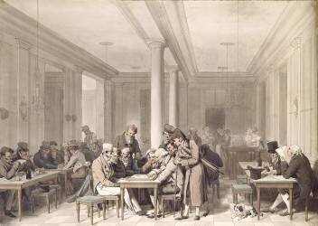 Intérieur d'un café parisien (Louis-Léopold Boilly) - Muzeo.com