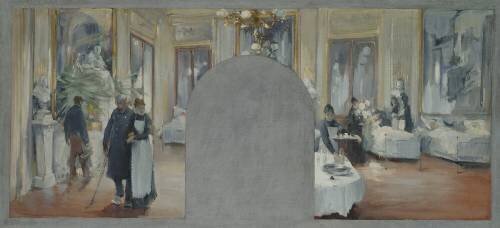 Intérieur d'un Théâtre Français (Paul Louis Delance) - Muzeo.com