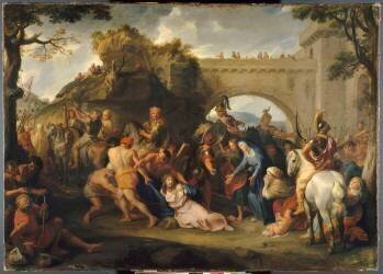 Jésus portant sa croix (Charles Le Brun) - Muzeo.com