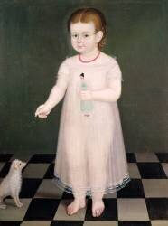 Jeune fille avec une poupée (Jose Maria Estrada) - Muzeo.com