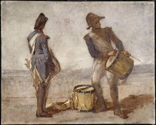 Jeunes tambours (Thomas Couture) - Muzeo.com