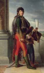 Joachim Murat (1767-1815), représenté en uniforme de hussard (François Gérard) - Muzeo.com