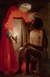 Job raillé par sa femme (Georges de La Tour) - Muzeo.com