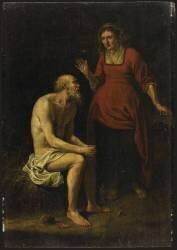 Job raillé par sa femme (David Ryckaert the Younger) - Muzeo.com