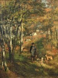 Jules Le Coeur en forêt de Fontainebleau (Auguste Renoir) - Muzeo.com