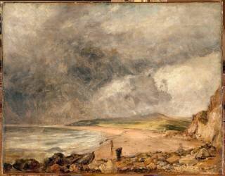 La Baie de Weymouth à l'approche de l'orage (John Constable) - Muzeo.com