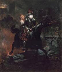 La Ballade de Lénore ou les Morts vont vite (Horace Vernet) - Muzeo.com