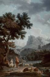La bergère des Alpes (Joseph Vernet) - Muzeo.com