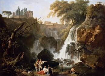 La Cascade à Tivoli (Joseph Vernet) - Muzeo.com