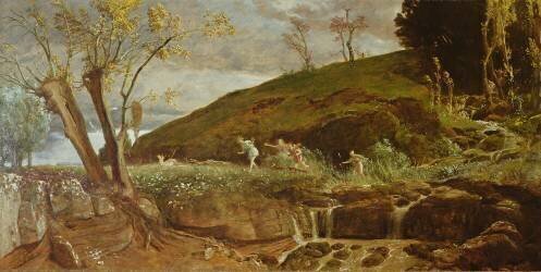 La chasse de Diane (Arnold Böcklin) - Muzeo.com