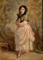 La comtesse de Barck, habillée en Espagnole (Henri Regnault) - Muzeo.com