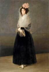 La comtesse del Carpio, marquise de la Solana (1737-1795) (Francisco de Goya) - Muzeo.com