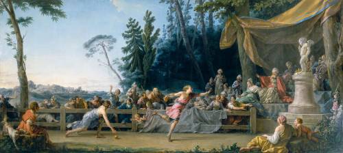 La Course d'Hippomène et d'Atalante (Noël Halle) - Muzeo.com