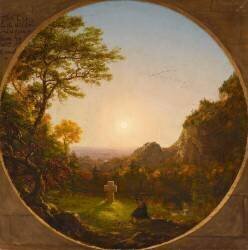 La Croix dans la Solitude d'aprés un poème de F.D. Hermans (Thomas Cole) - Muzeo.com