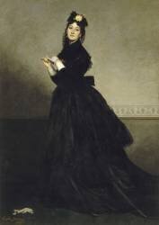La Dame au gant. Mme Carolus-Duran, née Pauline Croizette (Carolus-Duran) - Muzeo.com