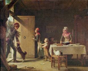 La famille rustique (Martin Drolling) - Muzeo.com