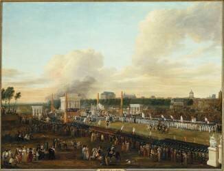 La Fête de la Fédération (Confédération des départements du Nord, de la Somme et du Pas-de-Calais (Louis-Joseph Watteau de Lille) - Muzeo.com
