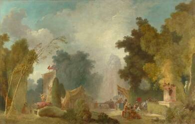 La Fête à Saint-Cloud (Jean-Honoré Fragonard) - Muzeo.com