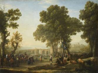 La Fête villageoise (Claude Gellée) - Muzeo.com