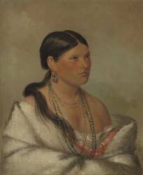 La femelle aigle (George Catlin) - Muzeo.com