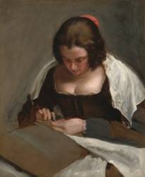 La femme aux aiguilles (Diego Vélasquez) - Muzeo.com