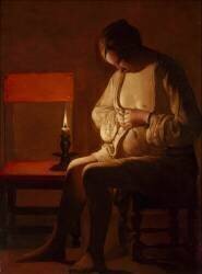 La Femme à la puce (Georges de La Tour) - Muzeo.com