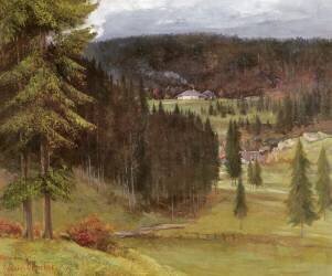 La Ferme des Pussets (Gustave Courbet) - Muzeo.com