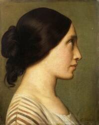 La Florentine (Hippolyte Flandrin) - Muzeo.com