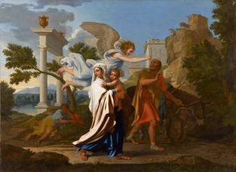 La fuite en Egypte (Nicolas Poussin) - Muzeo.com