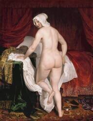 La jeune femme se couchant, dit Le Coucher à l'italienne (Jacob van Loo) - Muzeo.com