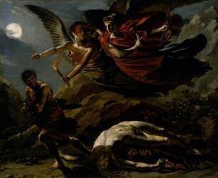 La Justice et la Vengeance divine poursuivant le crime d'après le tableau de Prud'hon (Théodore Géricault) - Muzeo.com